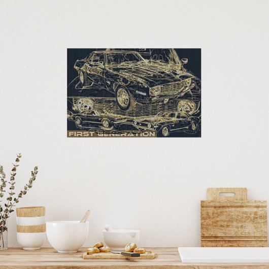 Erste Generation Poster (Küche)