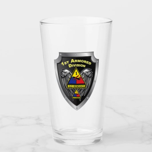 Erste gepanzerte Division "Alte Vorderseiten" Flüg Glas (Vorderseite)