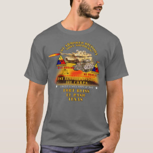 Erste gepanzerte Division Ft Bliss TX M1 M2 mit Fe T-Shirt