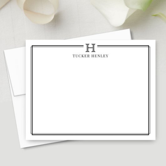 Erste Geschenke für Männer Büroarbeit Schwarz-weiß Mitteilungskarte