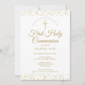 Erste Goldstaube der Heiligen Kommunion Save the D Save The Date (Vorderseite)