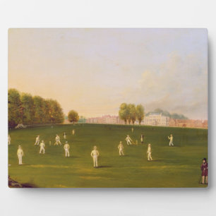 Erste Große Übereinstimmung von Cricket-Mitglieder Fotoplatte