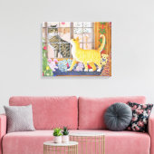 Erste Grundlage Leinwanddruck (Insitu (Wohnzimmer))