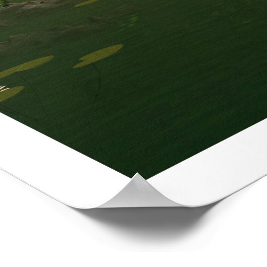 Erste grüne Grün Poster (Ecke)