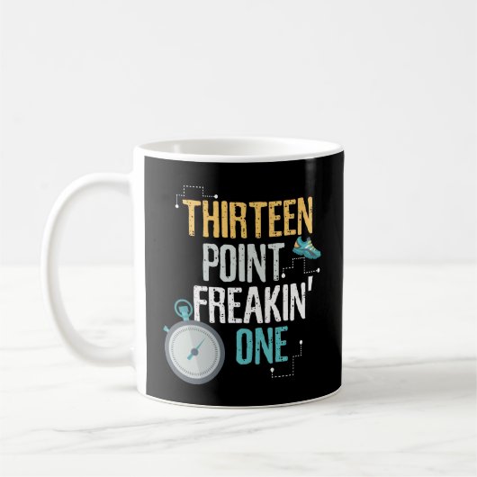 Erste Hälfte-Marathon-Inspirational Kaffeetasse (Links)