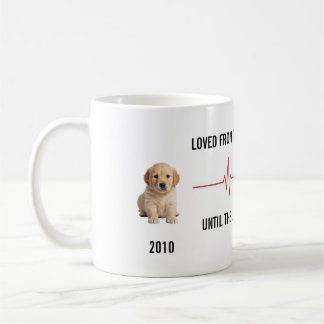 Erste Hallo Letzte Abschied Haustier Zeitstrahl Ta Kaffeetasse