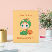Erste Halloween Baby Dragon Party Einladung Acrylschild (Hochzeit)
