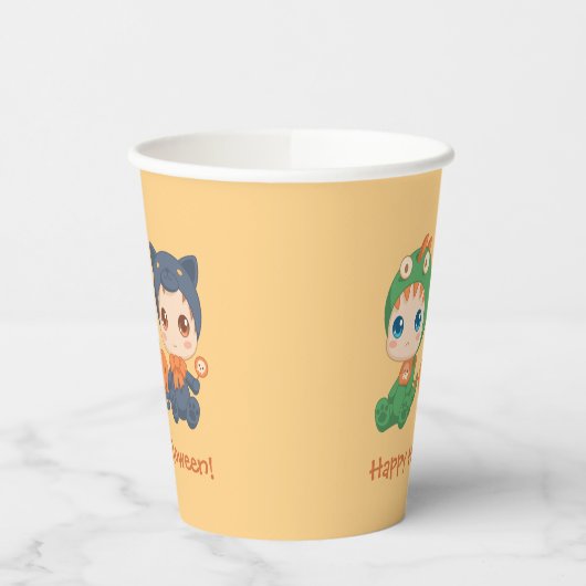 Erste Halloween Babys Black Cat Dragon Costume Pappbecher (Links)