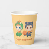 Erste Halloween Babys Black Cat Dragon Costume Pappbecher (Vorderseite)