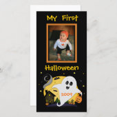 Erste Halloween Custom Foto Card (Vorne/Hinten)