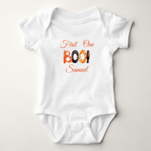 Erste Halloween Geburtstag Little Boo Säugling T - Baby Strampler