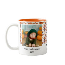 Erste Halloween Orange Mushroom Fall Foto