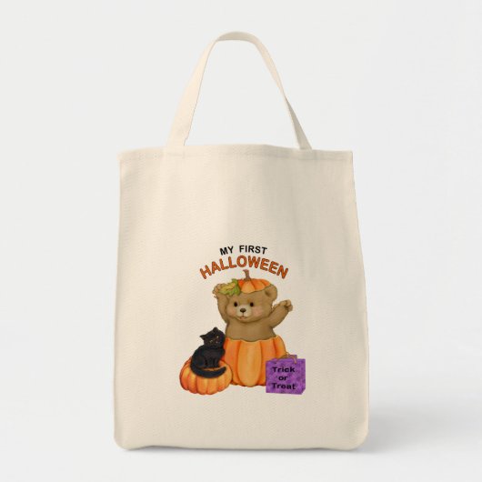 Erste Halloween Teddy Bär Tragetasche (Vorne)