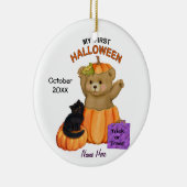 Erste Halloween Teddy Keramik Ornament (Rechts)