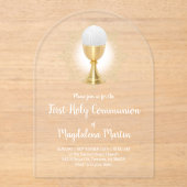 Erste Heilige Kommune Acryleinladungen (Vorderseite)