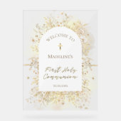 Erste Heilige Kommune Acrylschild (Vorderseite)