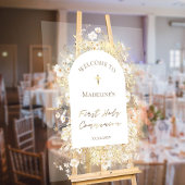 Erste Heilige Kommune Acrylschild