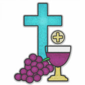 Erste Heilige Kommune Aufkleber (Vorderseite)