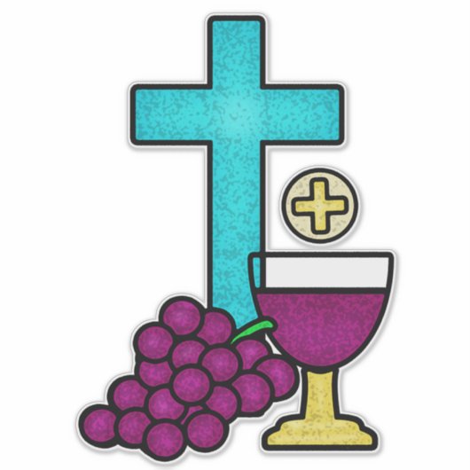 Erste Heilige Kommune Aufkleber (Vorderseite)