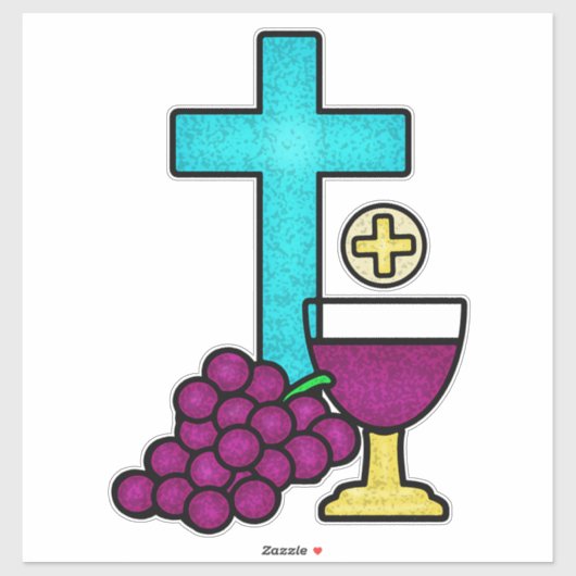 Erste Heilige Kommune Aufkleber (Blatt)