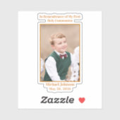 Erste Heilige Kommune Aufkleber (Blatt)