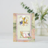 Erste Heilige Kommune, Bestätigung Postkarte (Stehend Vorderseite)