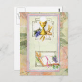 Erste Heilige Kommune, Bestätigung Postkarte (Vorne/Hinten)