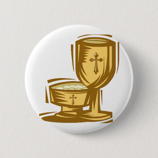 Erste Heilige Kommune Button (Vorderseite)