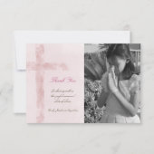 Erste heilige Kommune danke dir Aquarell Einladung (Vorderseite)