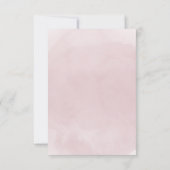 Erste heilige Kommune danke dir Aquarell Einladung (Rückseite)