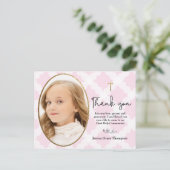 Erste heilige Kommune danke Foto Postkarte (Stehend Vorderseite)