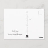 Erste heilige Kommune danke Foto Postkarte (Rückseite)