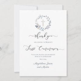 Erste heilige Kommune Dankeschön Karte