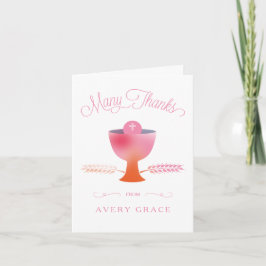 Erste heilige Kommune Dankeschön Karte - Custom