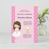 Erste Heilige Kommune Einladung (Stehend Vorderseite)