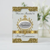 Erste Heilige Kommune Einladung (Stehend Vorderseite)