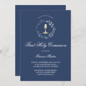 Erste Heilige Kommune Einladung (Vorne/Hinten)