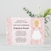 Erste Heilige Kommune Einladung (Stehend Vorderseite)