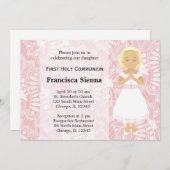 Erste Heilige Kommune Einladung (Vorne/Hinten)