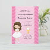 Erste Heilige Kommune Einladung (Stehend Vorderseite)