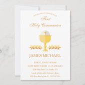 Erste Heilige Kommune Einladung zu einem einfachen (Vorderseite)