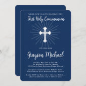 Erste Heilige Kommune für das Blaue Kreuz der Seen Einladung (Vorne/Hinten)