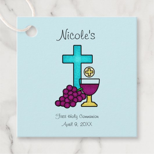 Erste Heilige Kommune Geschenkanhänger (Vorderseite)