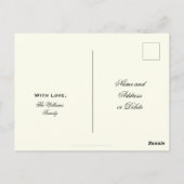 Erste Heilige Kommune Kreuz mit Taube und Herz Postkarte (Rückseite)