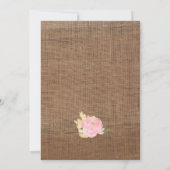 Erste Heilige Kommune lädt Spanisch für Mädchen ei Einladung (Rückseite)