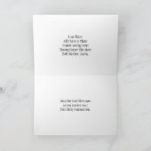 Erste Heilige Kommune Letztes Abendmahl Karte (Innenseite)