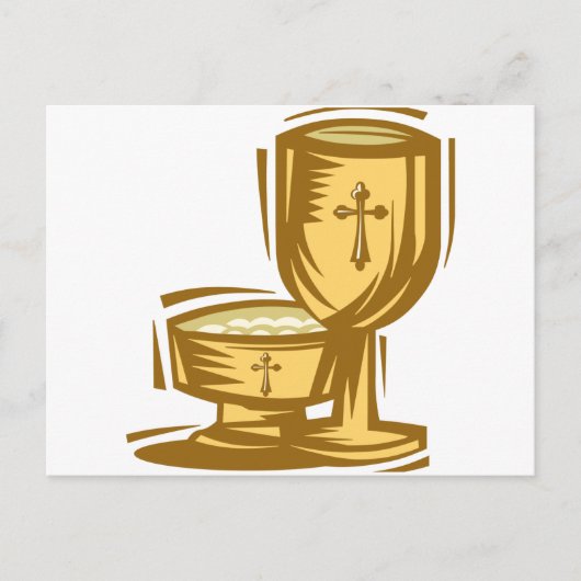 Erste Heilige Kommune Postkarte (Vorderseite)