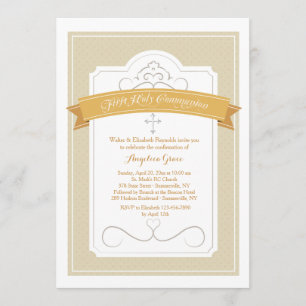 Erste Heilige Kommune Segen Einladung