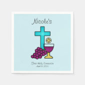 Erste Heilige Kommune Serviette (Vorderseite)