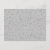 Erste Heilige Kommune Silver Stardust Save the Dat Ankündigungspostkarte (Rückseite)